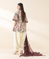 Unstitched Women's Embroidered Lawn Multi Three Piece Suit